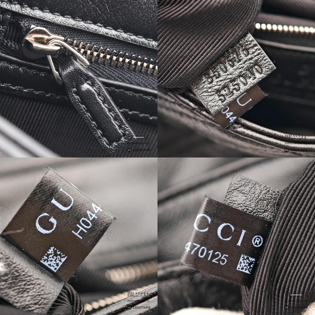 GUCCI GG Marmont Medium Black Leather Shoulder Bag 【ImportFeeFREE】