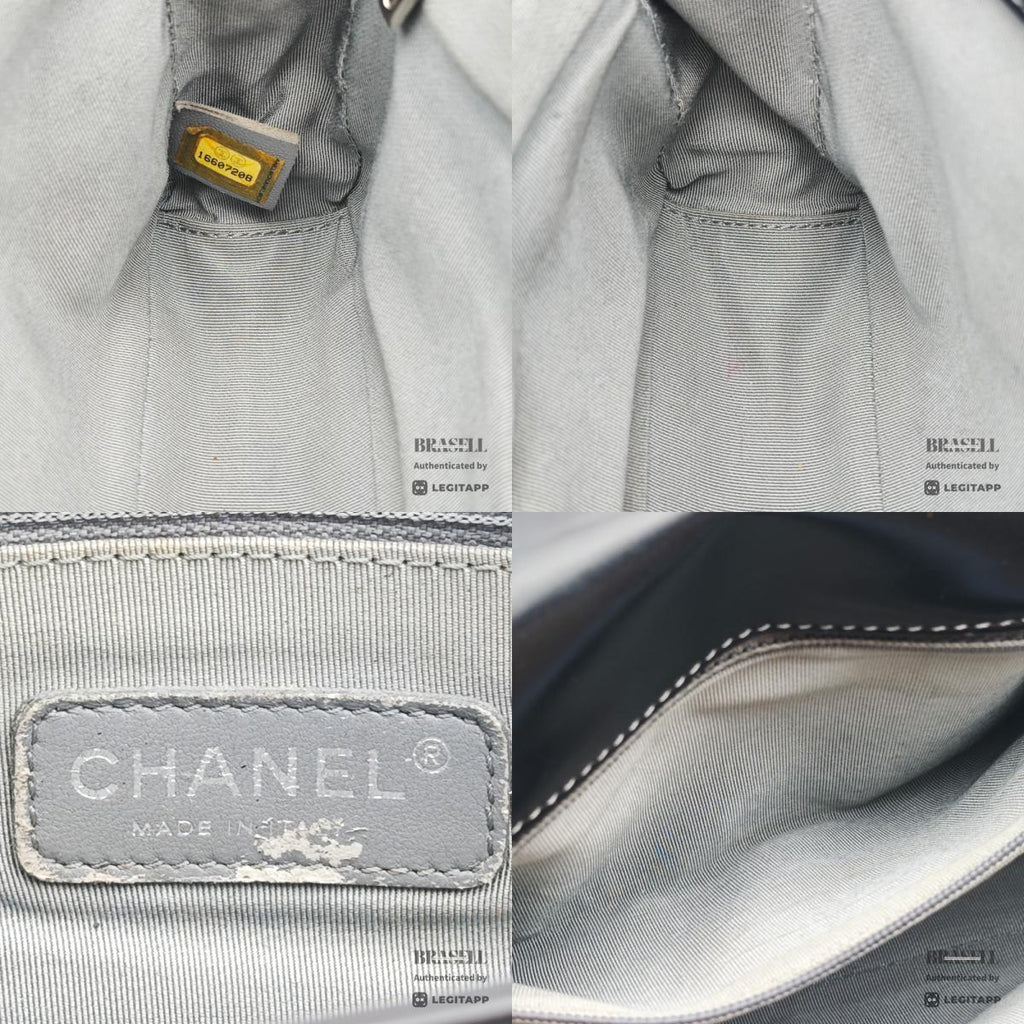 CHANEL Boy CHANEL Leather Black Chain Shoulder Bag 【ImportFeeFREE】