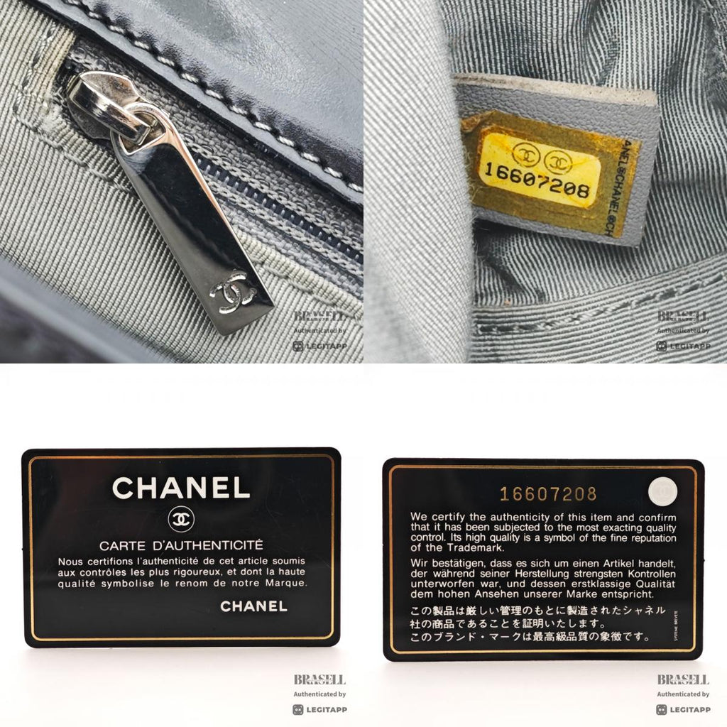 CHANEL Boy CHANEL Leather Black Chain Shoulder Bag 【ImportFeeFREE】