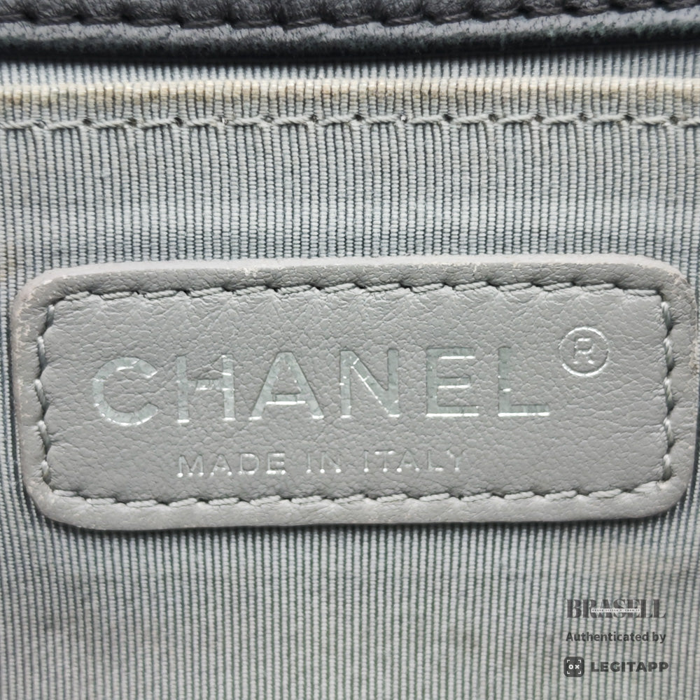 CHANEL Boy CHANEL Velvet Black Chain Shoulder Bag 【ImportFeeFREE】