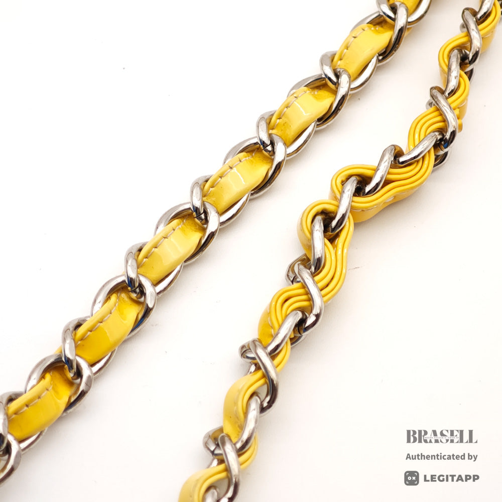 CHANEL Matelasse Jersey Blue Chain Shoulder Bag 【ImportFeeFREE】