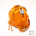 CHANEL Matelasse Caviar Leather Yellow 2Way Backpack 【ImportFeeFREE】