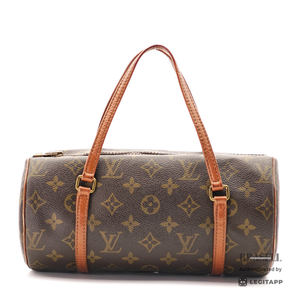 LOUIS VUITTON Papillon 26 Monogram Canvas Brown Hand Bag M51366 【ImportFeeFREE】