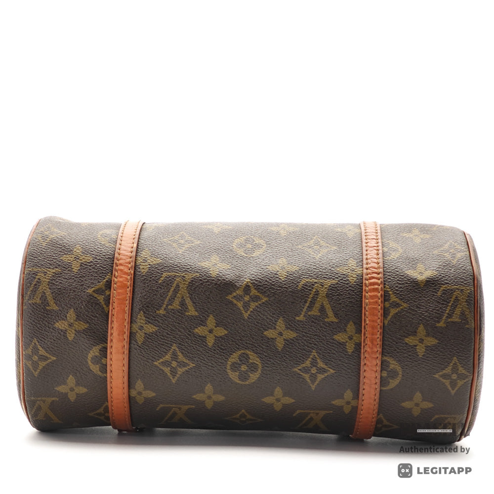 LOUIS VUITTON Papillon 26 Monogram Canvas Brown Hand Bag M51366 【ImportFeeFREE】