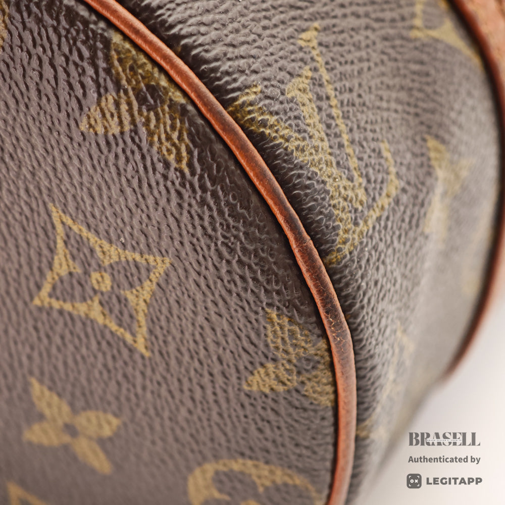 LOUIS VUITTON Papillon 26 Monogram Canvas Brown Hand Bag M51366 【ImportFeeFREE】