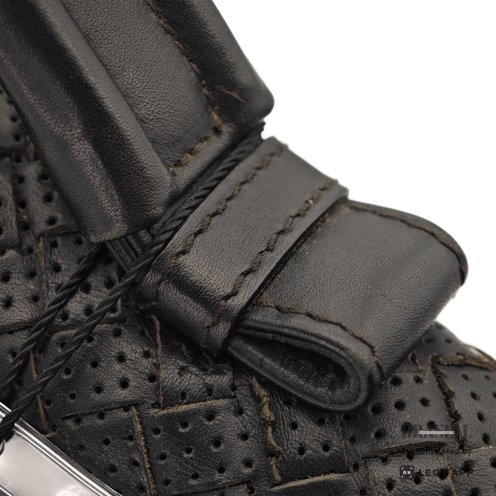 BOTTEGA VENETA Intrecciato Leather Black Business Bag 【ImportFeeFREE】
