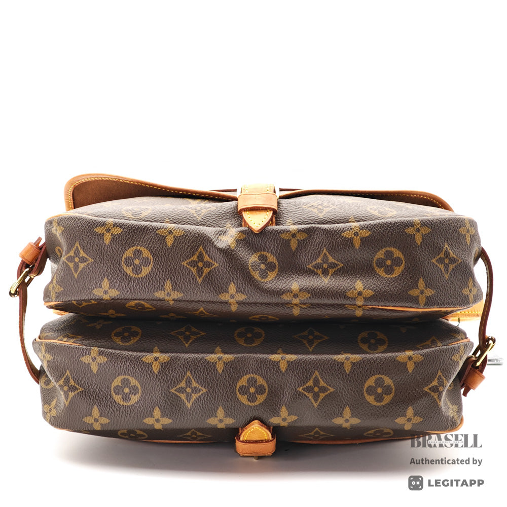 LOUIS VUITTON Saumur30 Monogram Canvas Shoulder Bag M42256 【ImportFeeFREE】