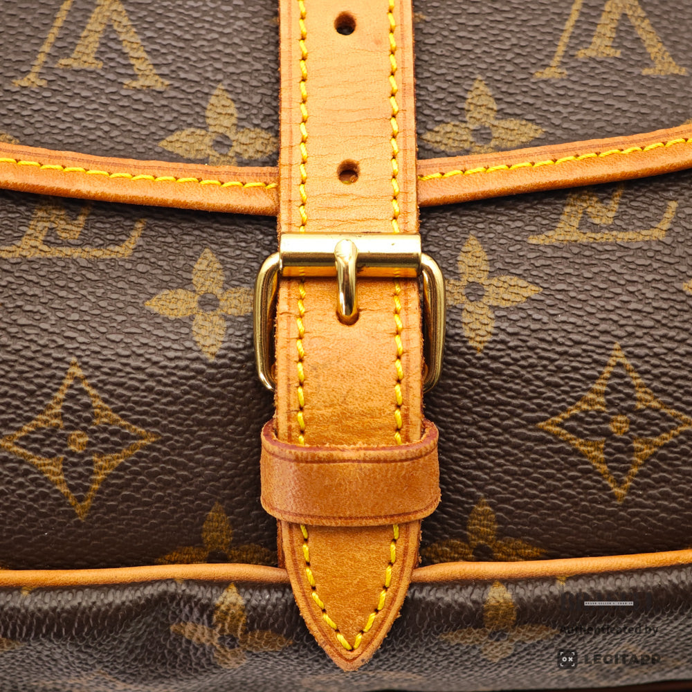 LOUIS VUITTON Saumur30 Monogram Canvas Shoulder Bag M42256 【ImportFeeFREE】