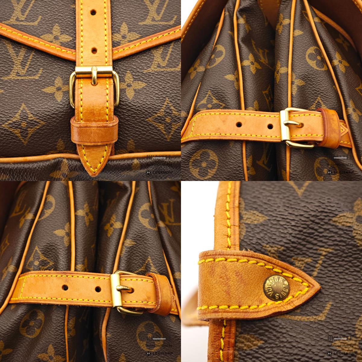 LOUIS VUITTON Saumur30 Monogram Canvas Shoulder Bag M42256 【ImportFeeFREE】