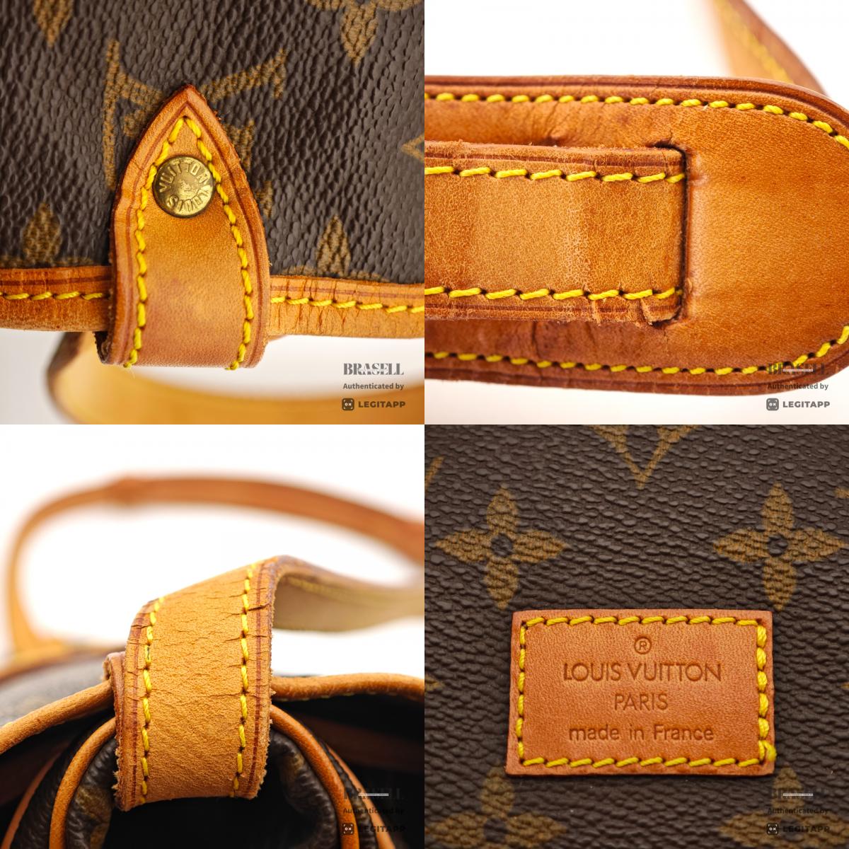 LOUIS VUITTON Saumur30 Monogram Canvas Shoulder Bag M42256 【ImportFeeFREE】