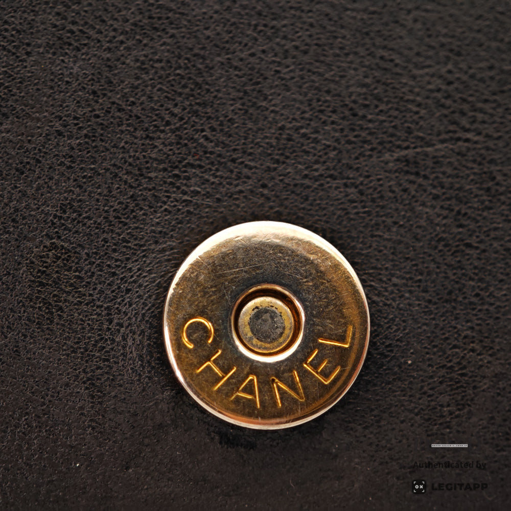 CHANEL Boy Chanel Lambskin V-Stitch Chain Wallet Shoulder Bag 【ImportFeeFREE】
