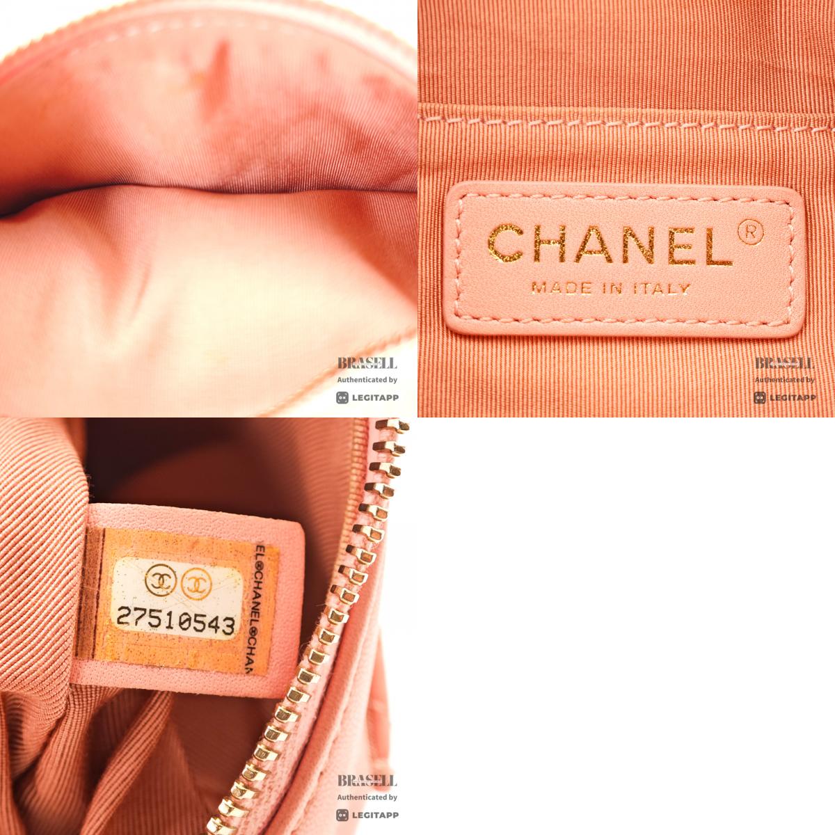 CHANEL Matelassé Lambskin Pink Chain Shoulder Bag 【ImportFeeFREE】