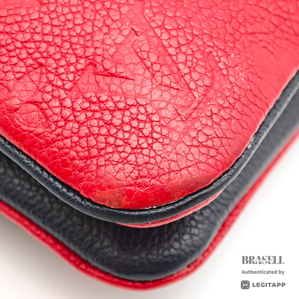 LOUIS VUITTON Pochette Double Zip Monogram Leather M63916 【ImportFeeFREE】