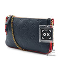 LOUIS VUITTON Pochette Double Zip Monogram Leather M63916 【ImportFeeFREE】