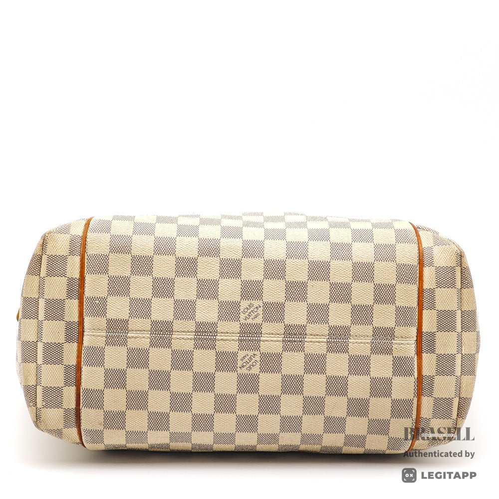 LOUIS VUITTON Totally MM Damier Azur Canvas Tote Bag N51262 【ImportFeeFREE】