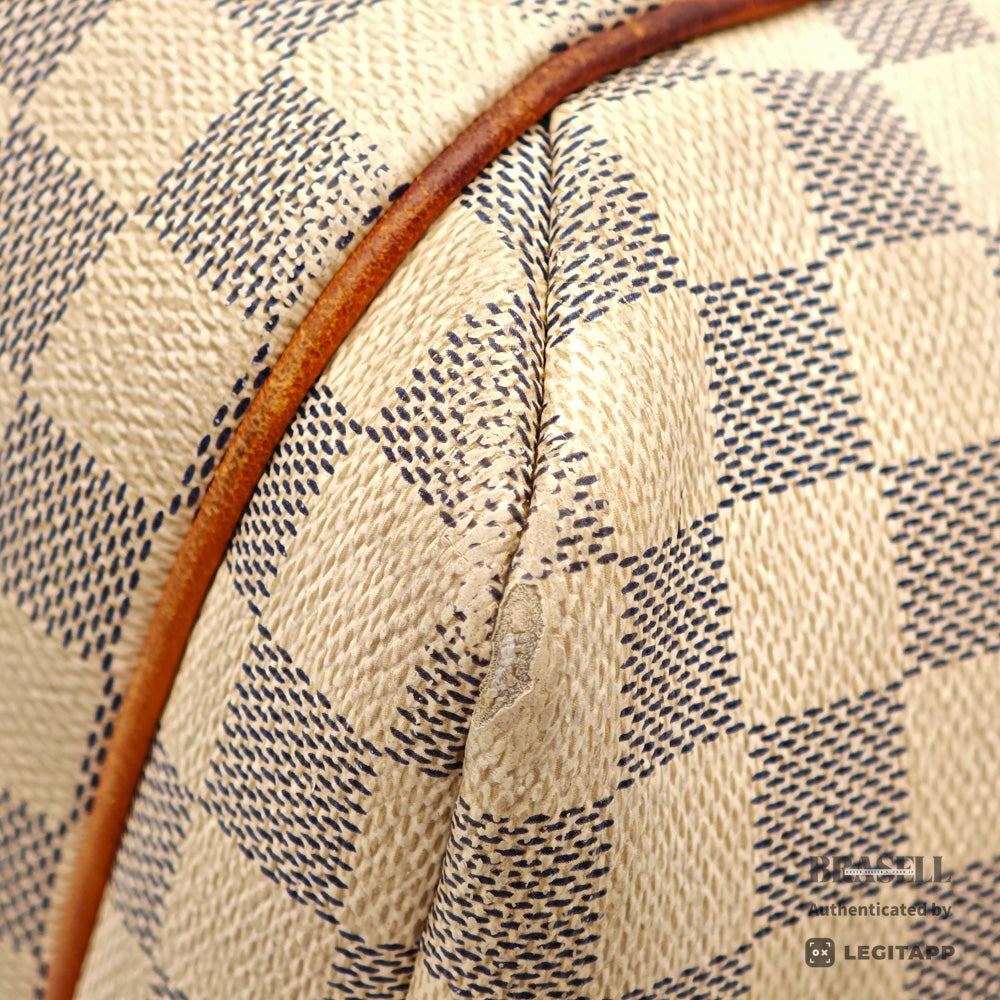 LOUIS VUITTON Totally MM Damier Azur Canvas Tote Bag N51262 【ImportFeeFREE】