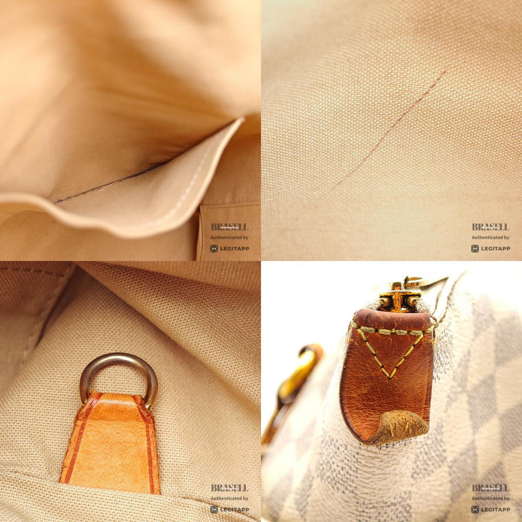 LOUIS VUITTON Totally MM Damier Azur Canvas Tote Bag N51262 【ImportFeeFREE】
