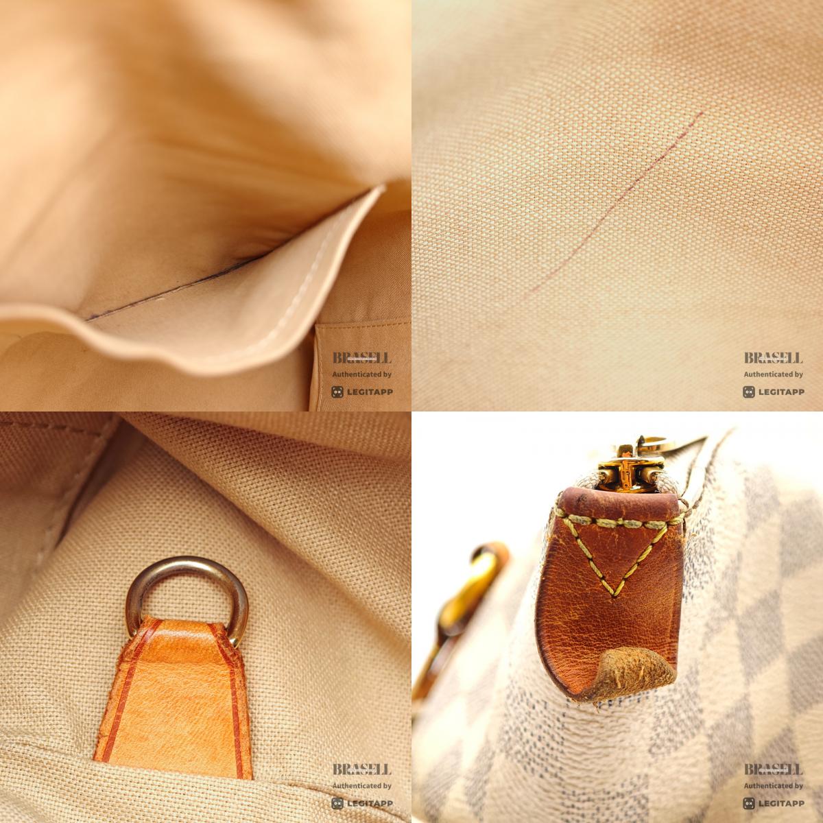 LOUIS VUITTON Totally MM Damier Azur Canvas Tote Bag N51262 【ImportFeeFREE】