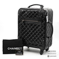 CHANEL Patent Leather Rolling Suitcase 【ImportFeeFREE】