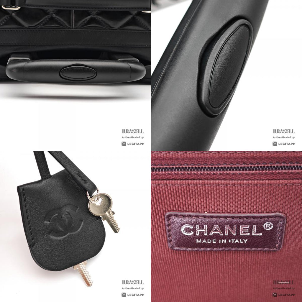 CHANEL Patent Leather Rolling Suitcase 【ImportFeeFREE】
