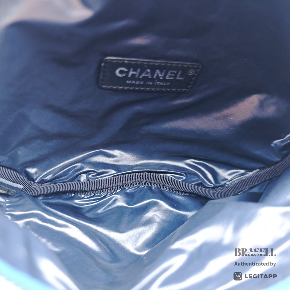 CHANEL Matelasse Tweed Lambskin Leather Blue Multicolor 2Way Waist Bag A93842 【ImportFeeFREE】