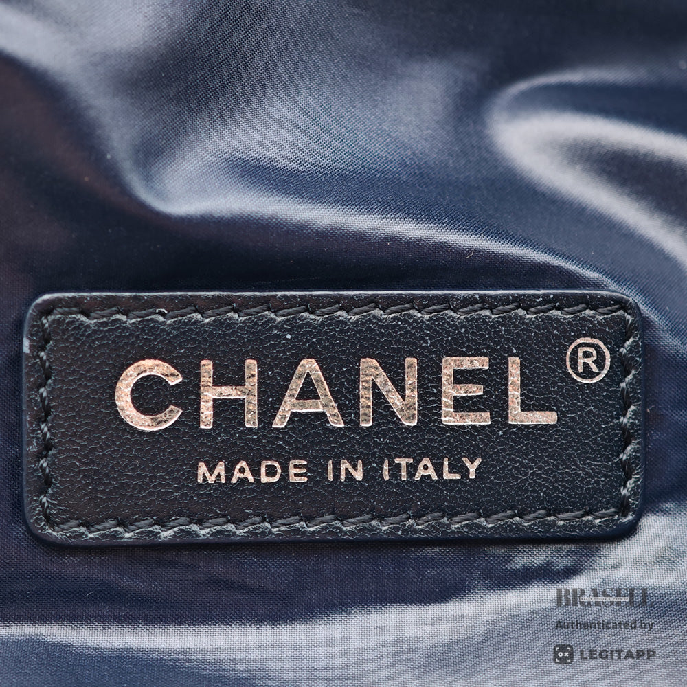 CHANEL Matelasse Tweed Lambskin Leather Blue Multicolor 2Way Waist Bag A93842 【ImportFeeFREE】