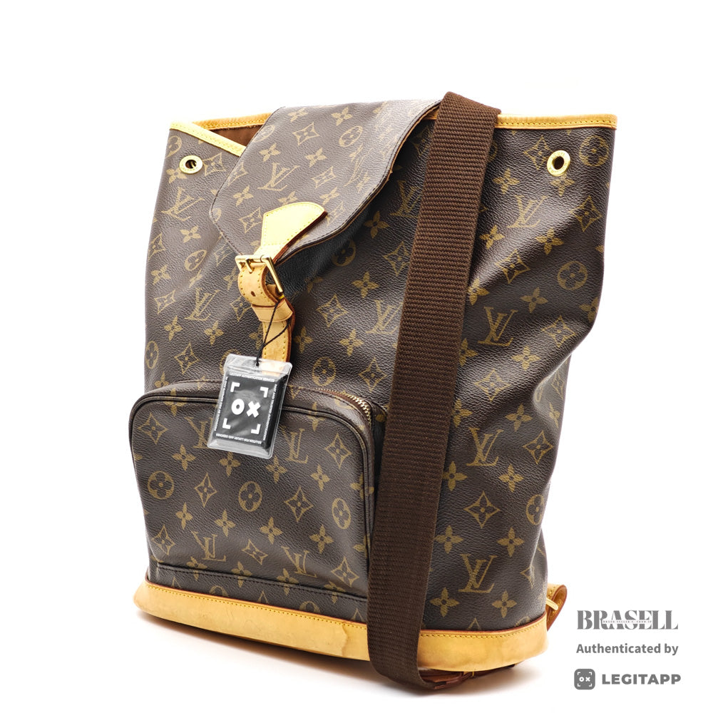 LOUIS VUITTON Montsouris GM Monogram Canvas Backpack M51135【ImportFeeFREE】