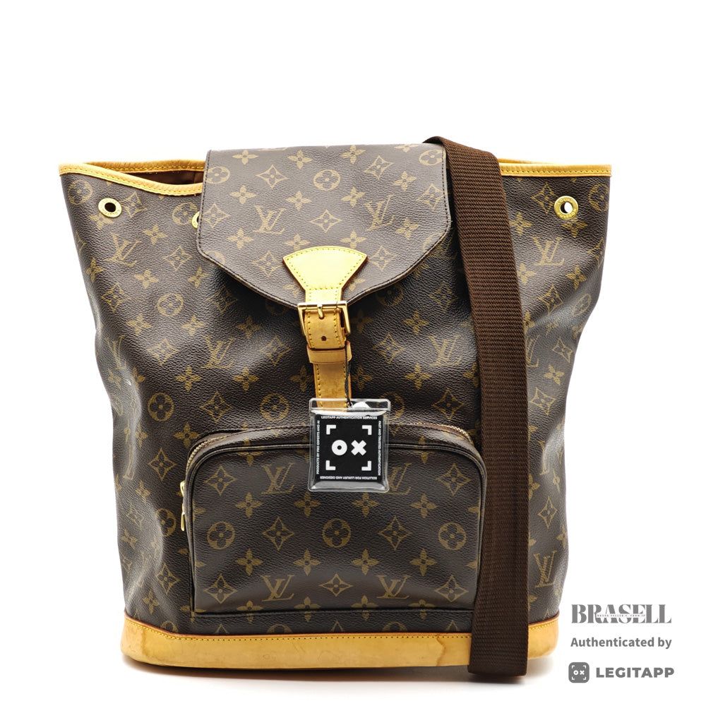 LOUIS VUITTON Montsouris GM Monogram Canvas Backpack M51135【ImportFeeFREE】