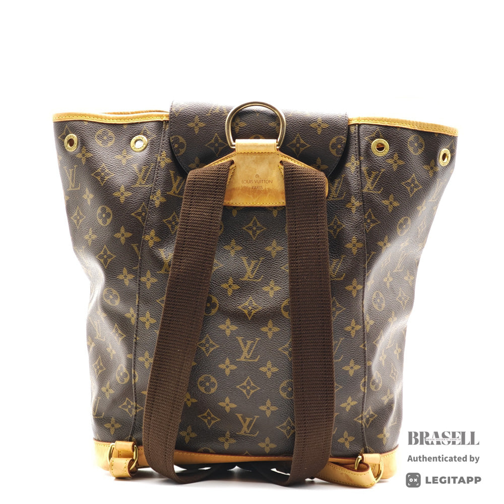 LOUIS VUITTON Montsouris GM Monogram Canvas Backpack M51135【ImportFeeFREE】
