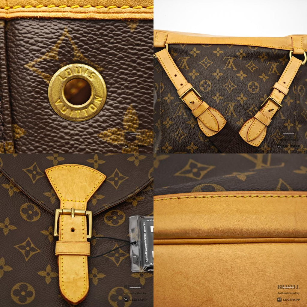 LOUIS VUITTON Montsouris GM Monogram Canvas Backpack M51135【ImportFeeFREE】