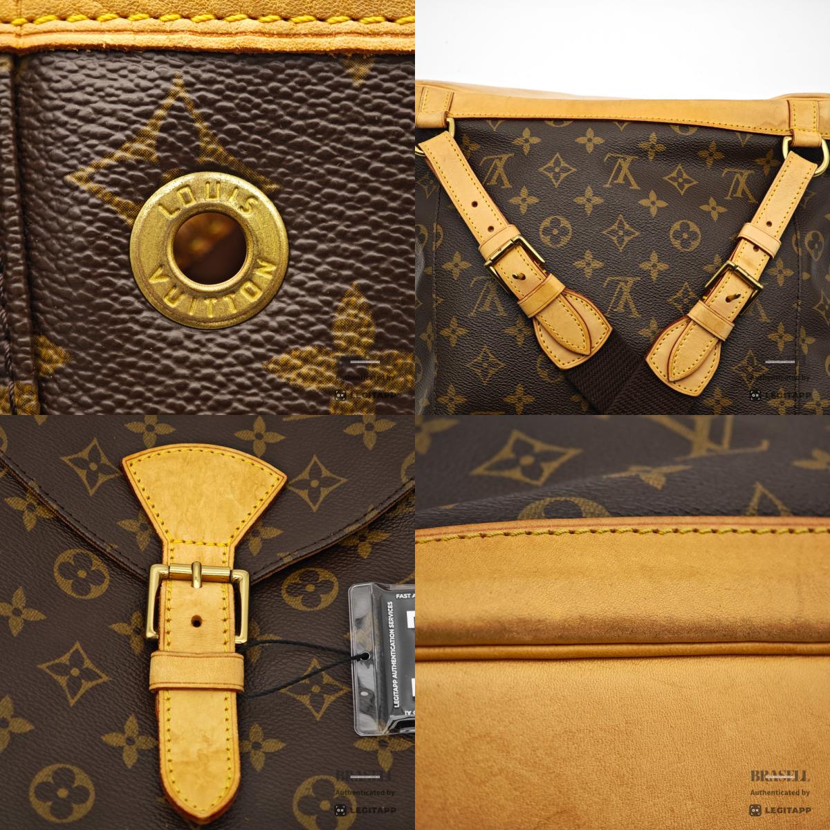 LOUIS VUITTON Montsouris GM Monogram Canvas Backpack M51135【ImportFeeFREE】