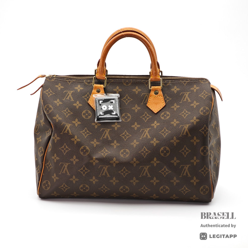 LOUIS VUITTON Speedy 35 Monogram Canvas Boston Bag M41524 【ImportFeeFREE】