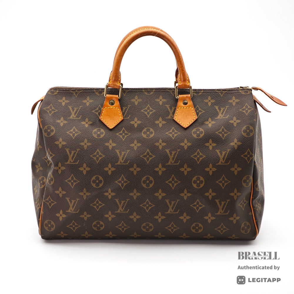 LOUIS VUITTON Speedy 35 Monogram Canvas Boston Bag M41524 【ImportFeeFREE】