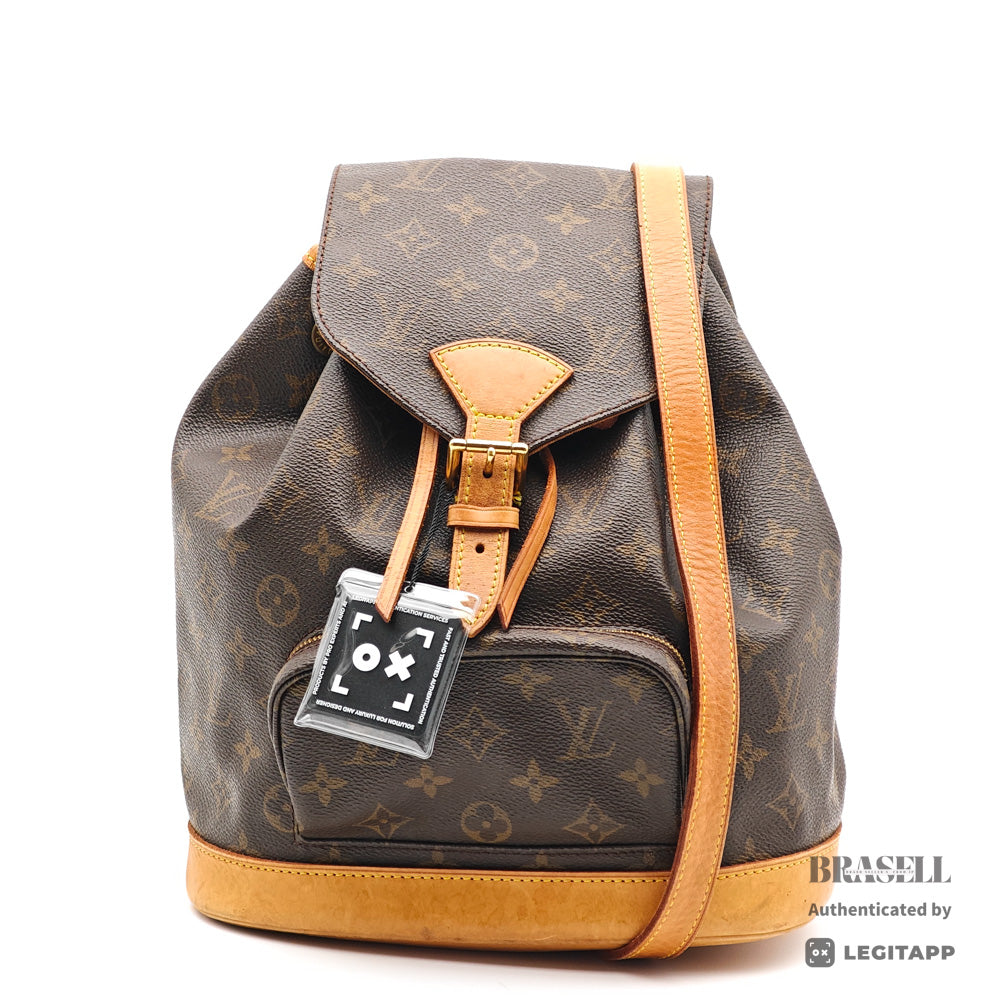 LOUIS VUITTON Montsouris MM Monogram Canvas Backpack M51136 【ImportFeeFREE】