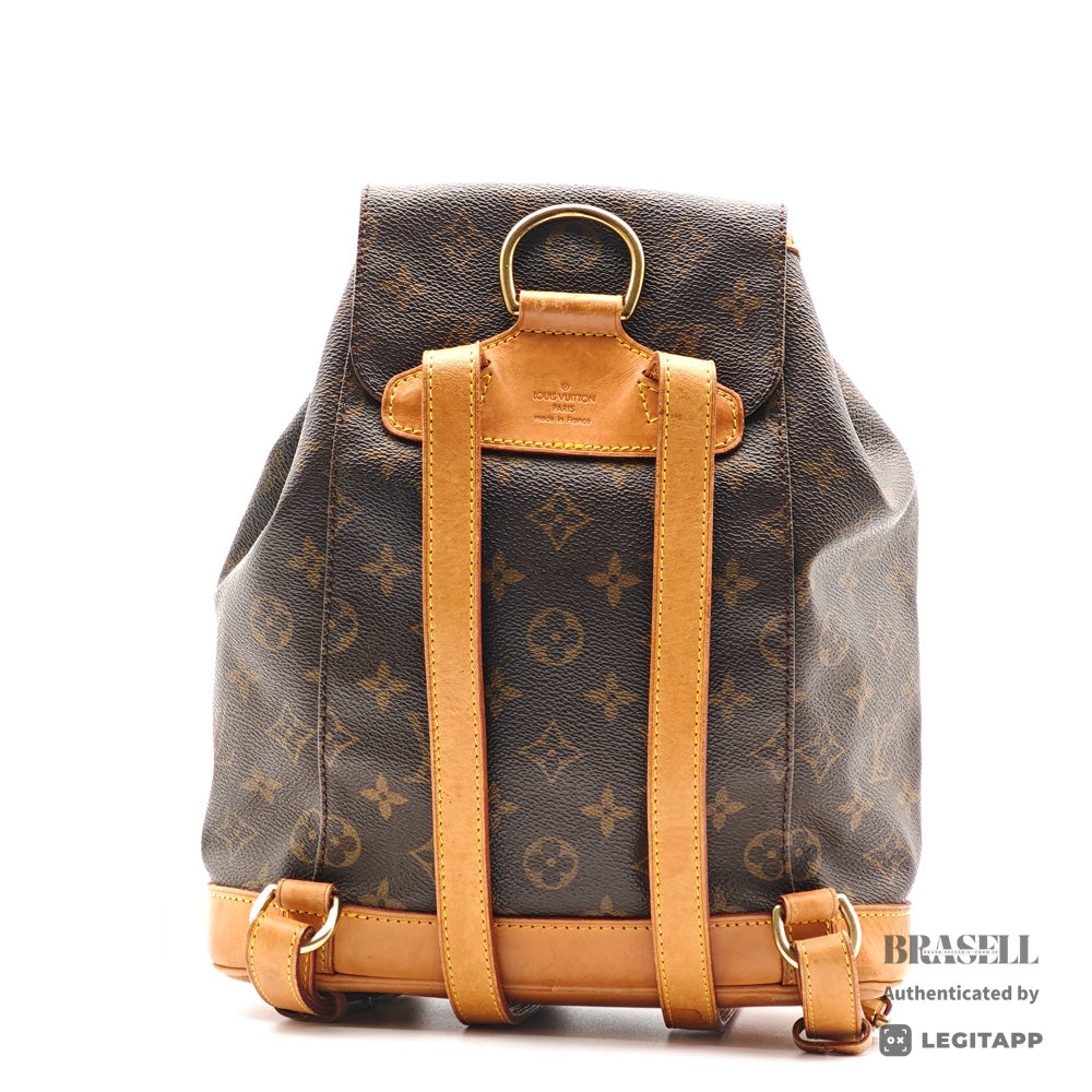 LOUIS VUITTON Montsouris MM Monogram Canvas Backpack M51136 【ImportFeeFREE】