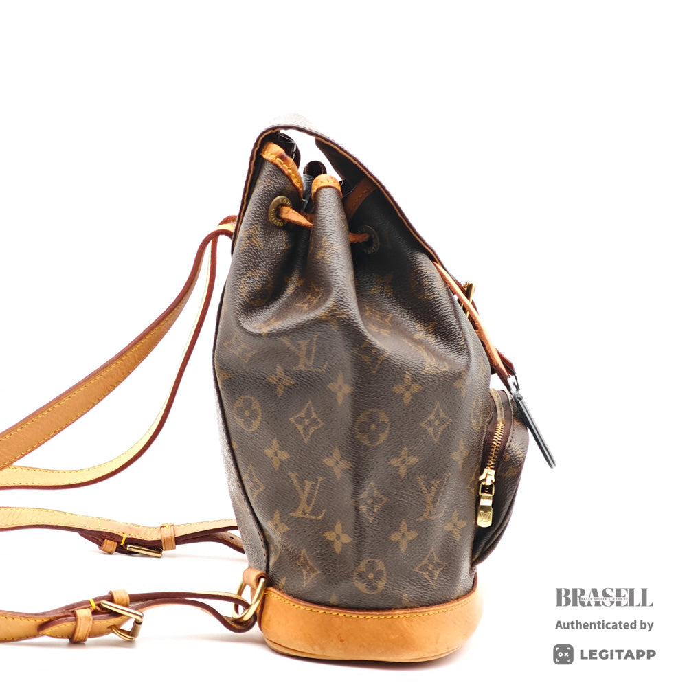 LOUIS VUITTON Montsouris MM Monogram Canvas Backpack M51136 【ImportFeeFREE】