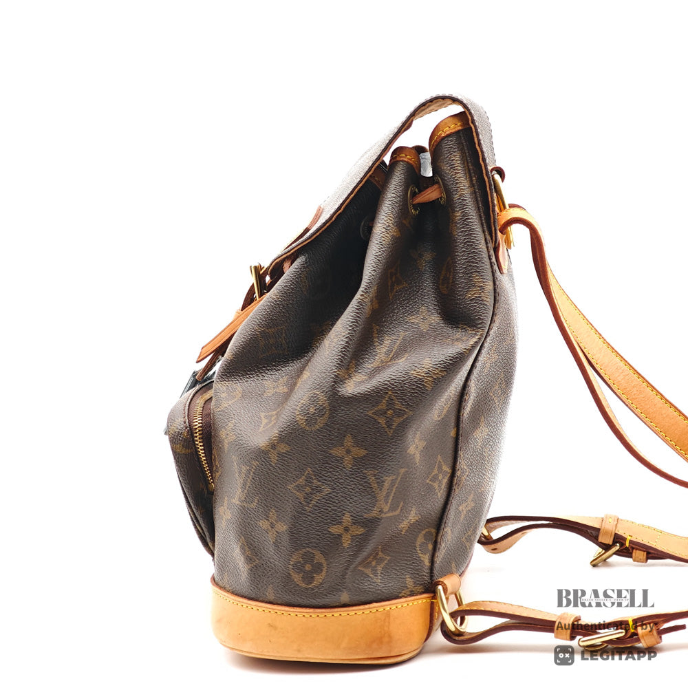 LOUIS VUITTON Montsouris MM Monogram Canvas Backpack M51136 【ImportFeeFREE】