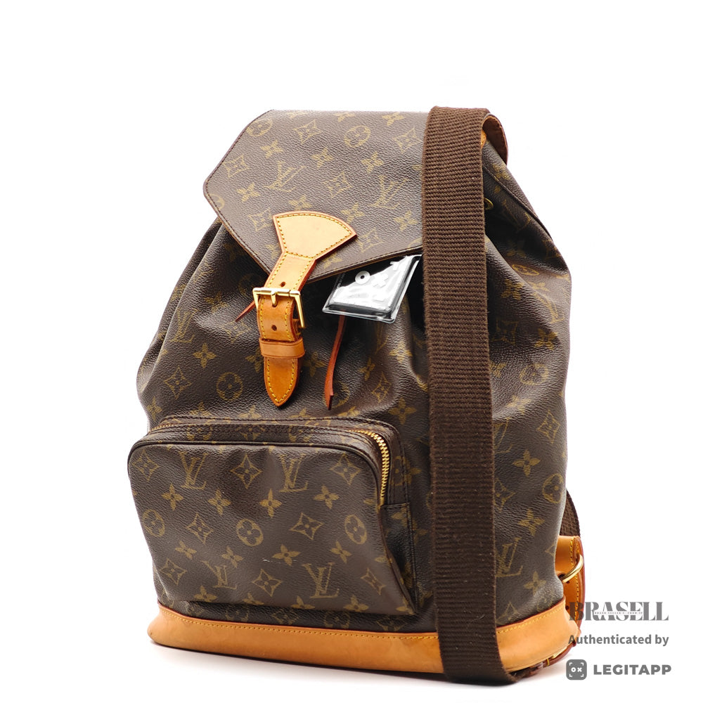 LOUIS VUITTON Montsouris GM Monogram Canvas Backpack M51135【ImportFeeFREE】