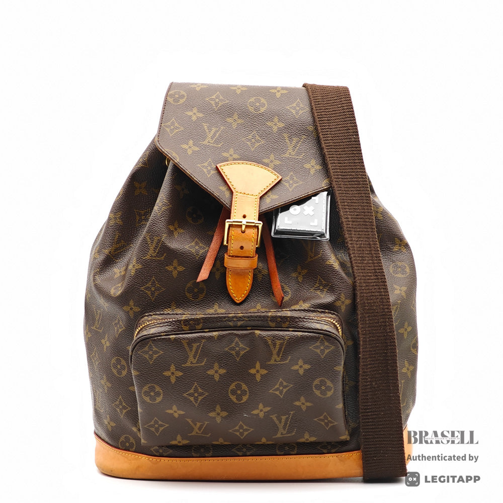 LOUIS VUITTON Montsouris GM Monogram Canvas Backpack M51135【ImportFeeFREE】