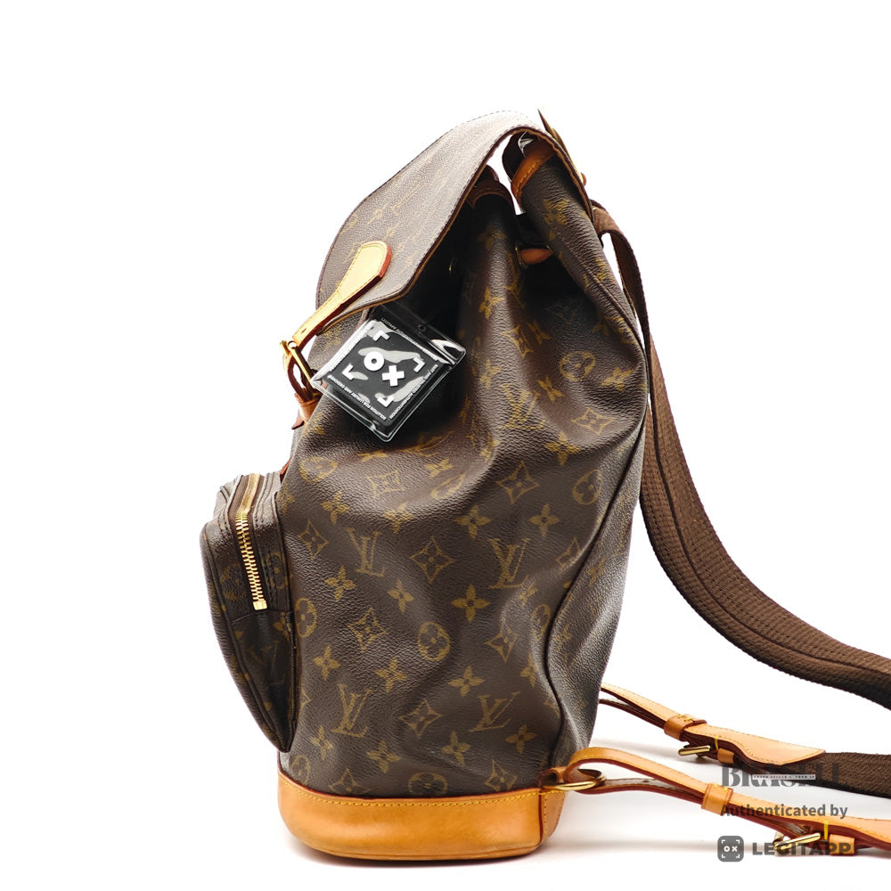 LOUIS VUITTON Montsouris GM Monogram Canvas Backpack M51135【ImportFeeFREE】