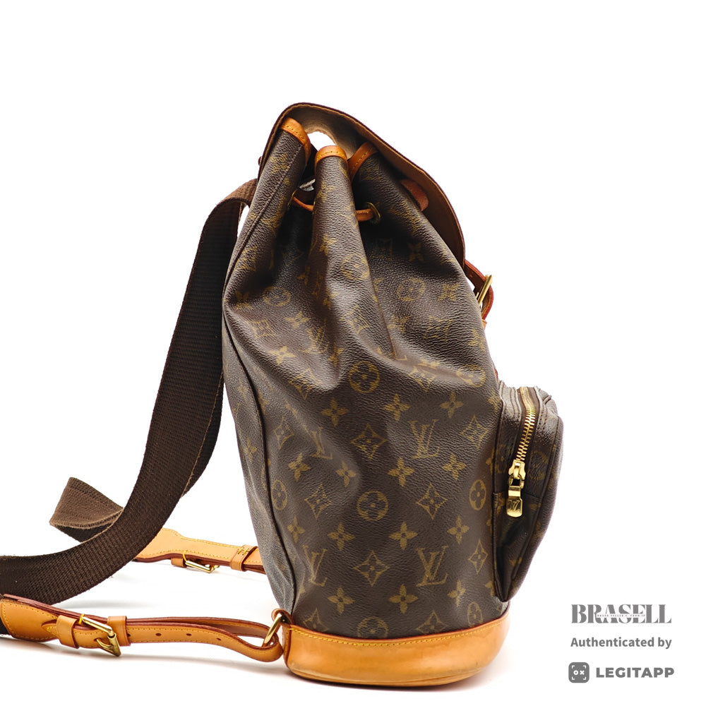 LOUIS VUITTON Montsouris GM Monogram Canvas Backpack M51135【ImportFeeFREE】