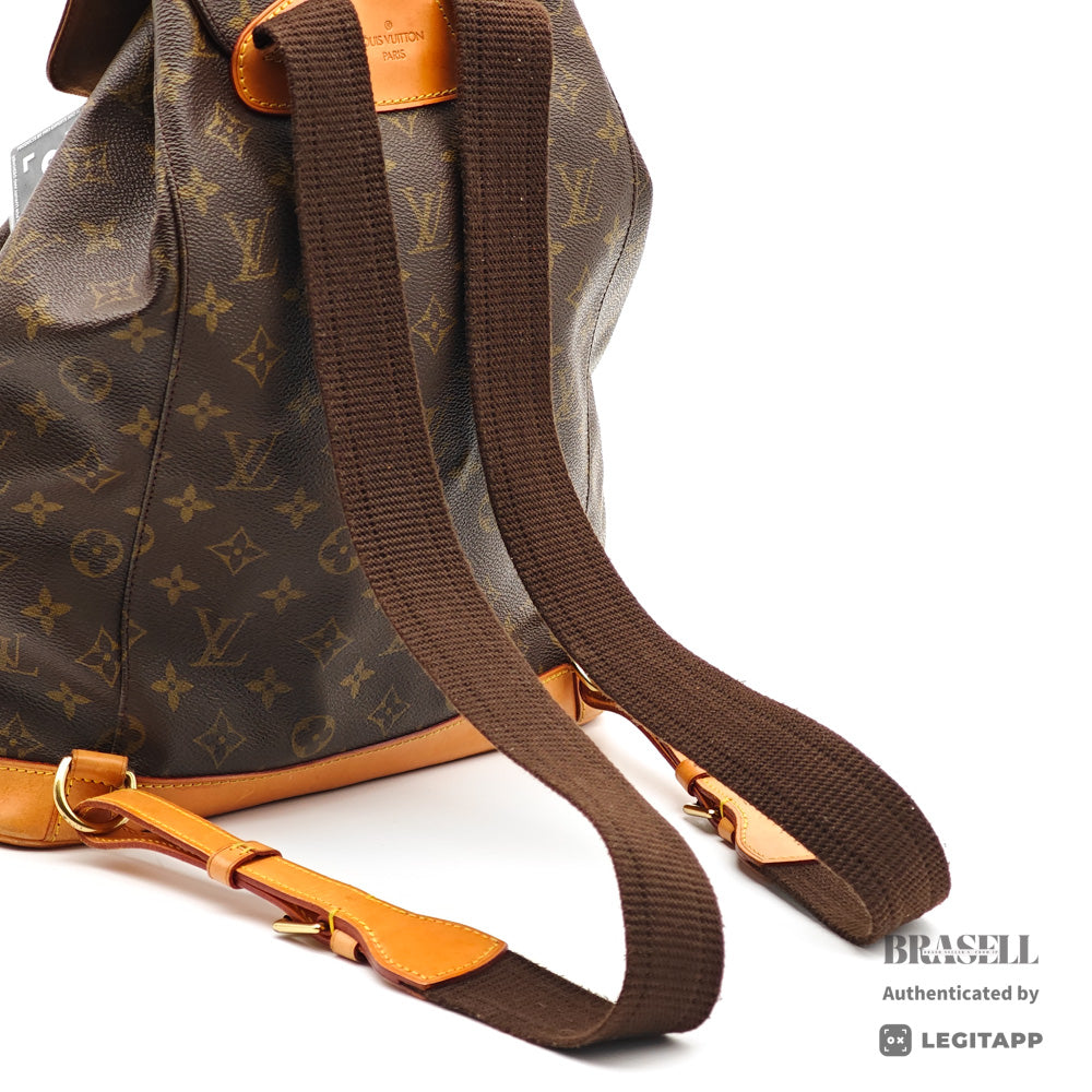 LOUIS VUITTON Montsouris GM Monogram Canvas Backpack M51135【ImportFeeFREE】