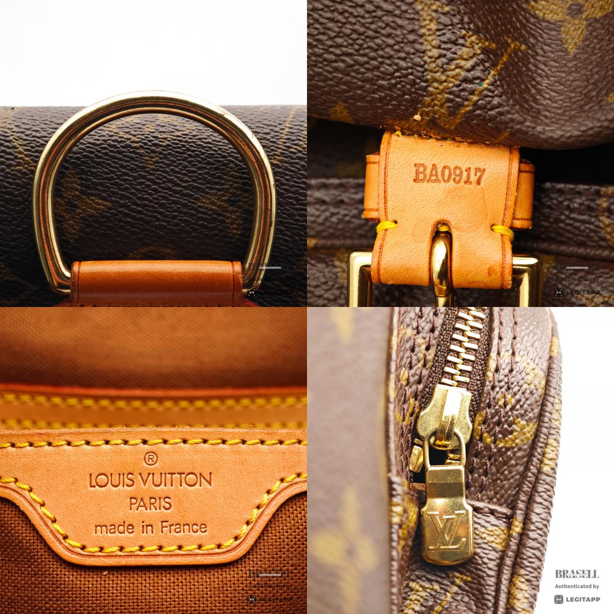 LOUIS VUITTON Montsouris GM Monogram Canvas Backpack M51135【ImportFeeFREE】