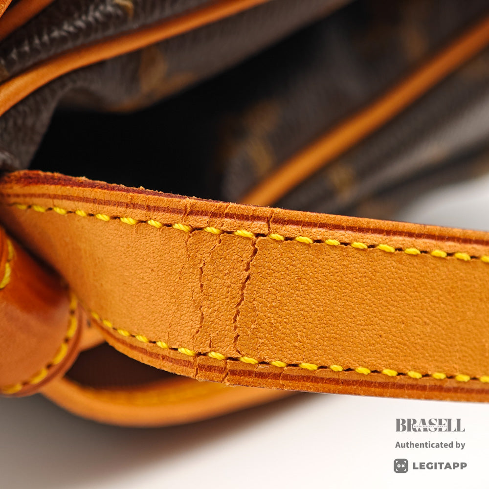 LOUIS VUITTON Saumur 30 Monogram Canvas Shoulder Bag M42256 【ImportFeeFREE】