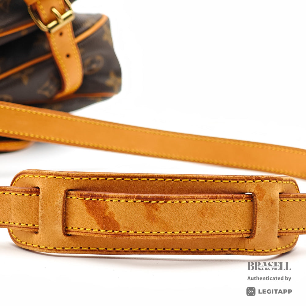 LOUIS VUITTON Saumur 30 Monogram Canvas Shoulder Bag M42256 【ImportFeeFREE】