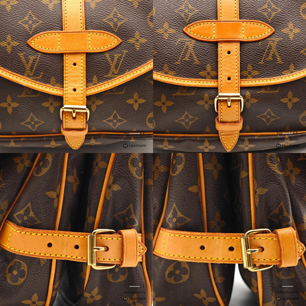 LOUIS VUITTON Saumur 30 Monogram Canvas Shoulder Bag M42256 【ImportFeeFREE】