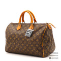 LOUIS VUITTON Speedy 35 Monogram Canvas Brown Hand Bag M41107 【ImportFeeFREE】