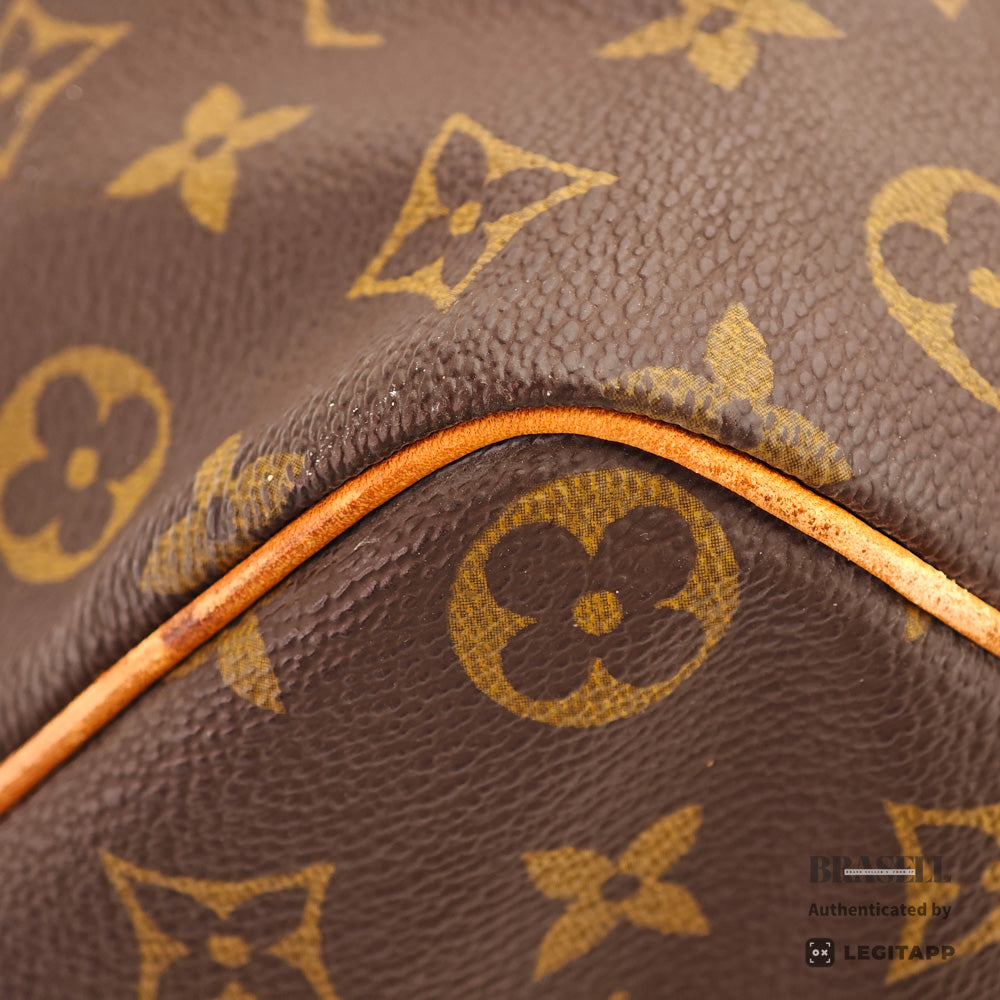 LOUIS VUITTON Speedy 35 Monogram Canvas Brown Hand Bag M41107 【ImportFeeFREE】