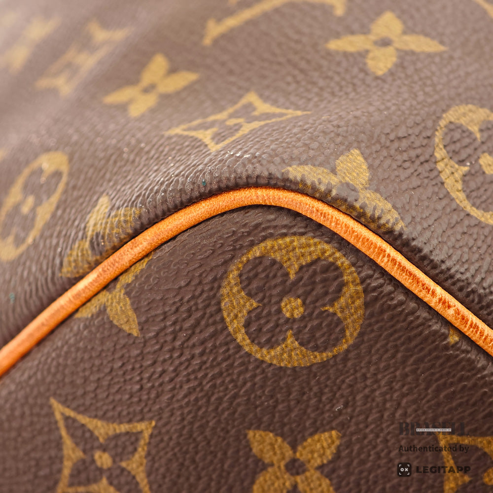 LOUIS VUITTON Speedy 35 Monogram Canvas Brown Hand Bag M41107 【ImportFeeFREE】
