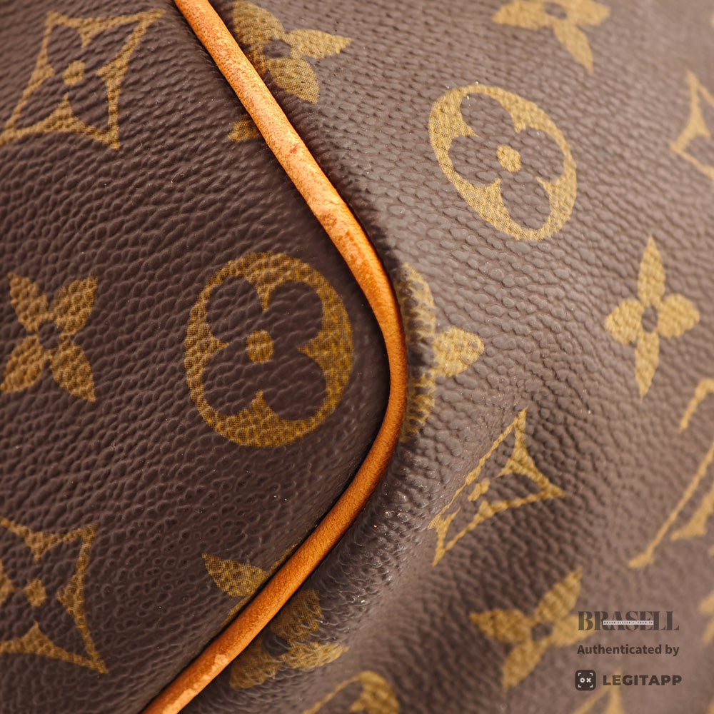 LOUIS VUITTON Speedy 35 Monogram Canvas Brown Hand Bag M41107 【ImportFeeFREE】